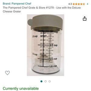 New pampered chef container